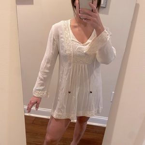 Bell Sleeve Hand Crafted Bathing Suit Coverup NWT